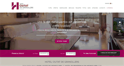 Desktop Screenshot of hotelciutatgranollers.com